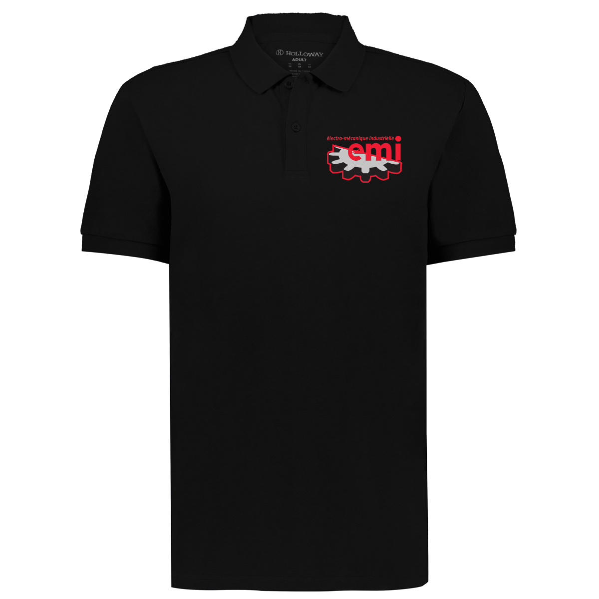 polo-coton-noir